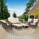 Option Cream-Brown Rattan