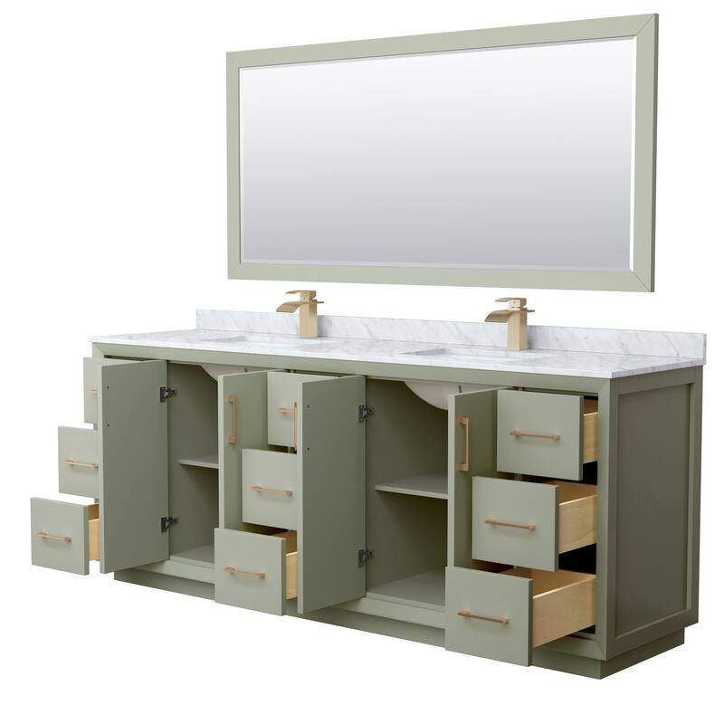 Wyndham Collection WCF414184D-NAT-UNSM70 Strada 84" Free Standing