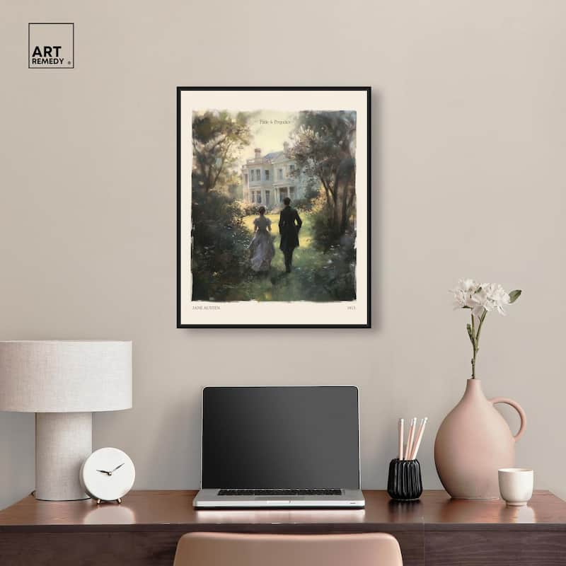 Pride and Prejudice Scene Canvas by Art Remedy