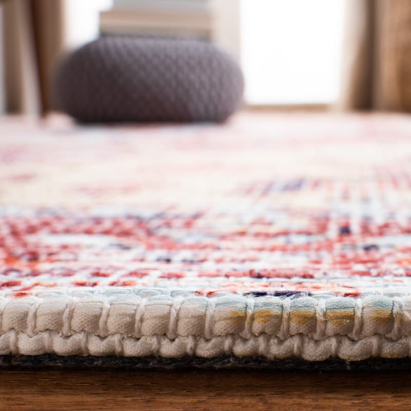 SAFAVIEH Saffron Margaretta Contemporary Oriental Cotton Rug-
