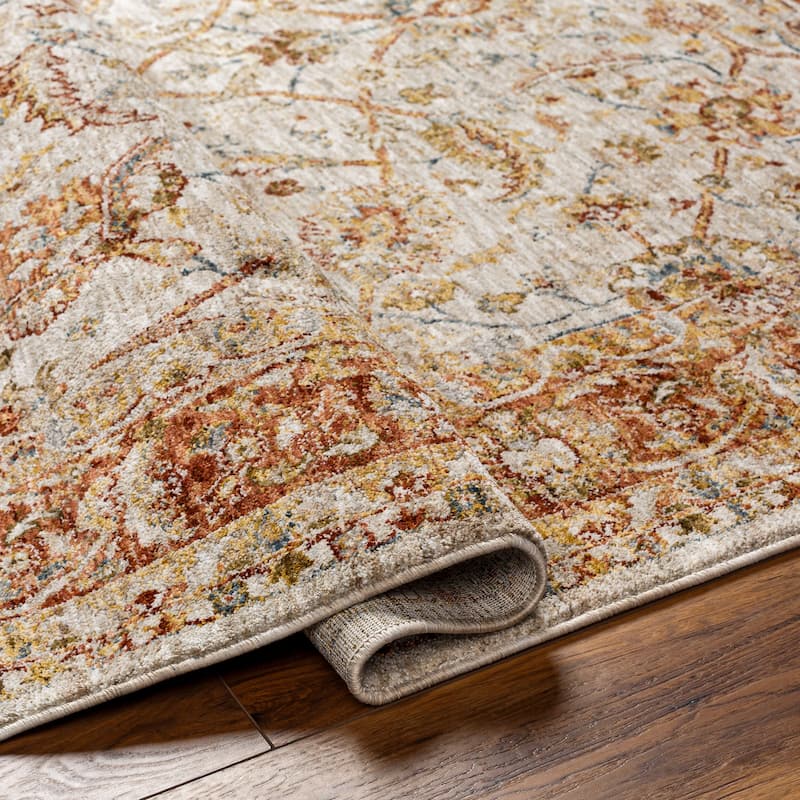 Livabliss Transitional Mona Lisa Medallion Area Rug