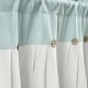 preview thumbnail 39 of 40, Lush Decor Linen Button Window Curtain Valance