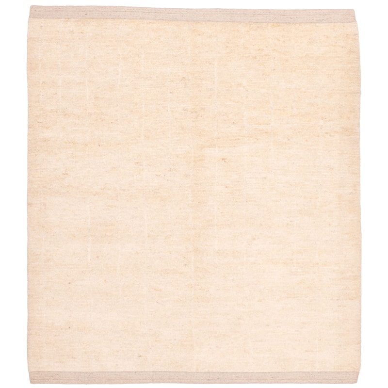 ECARPETGALLERY Hand-knotted Looma Cream Wool Rug - 8'3 x 9'7
