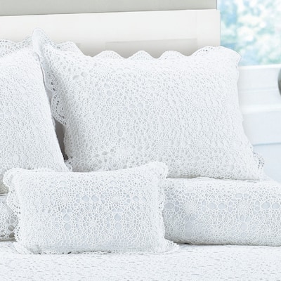 Handmade Crochet Sham and Accessories