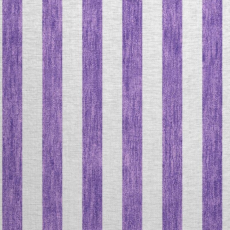 Alnari Stripe Weather Resistant Classic Meets Modern Outdoor Rug