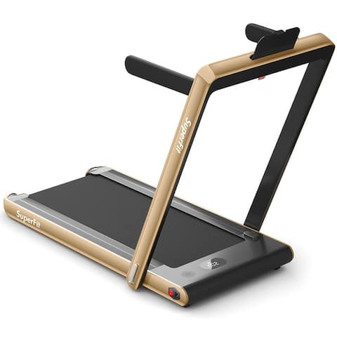 2 in 1 Under Desk Treadmill 2.25HP Folding Walking Jogging Machine