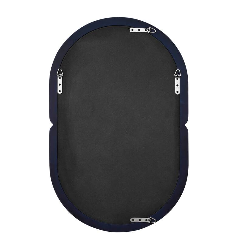 Modern Oval Wall Mirror with Capsule Frame - 31.5"×19.7"