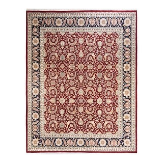 Overton Mogul One-of-a-Kind Hand-Knotted Area Rug - Red, 7' 10" x 10' 2" - 7' 10" x 10' 2"