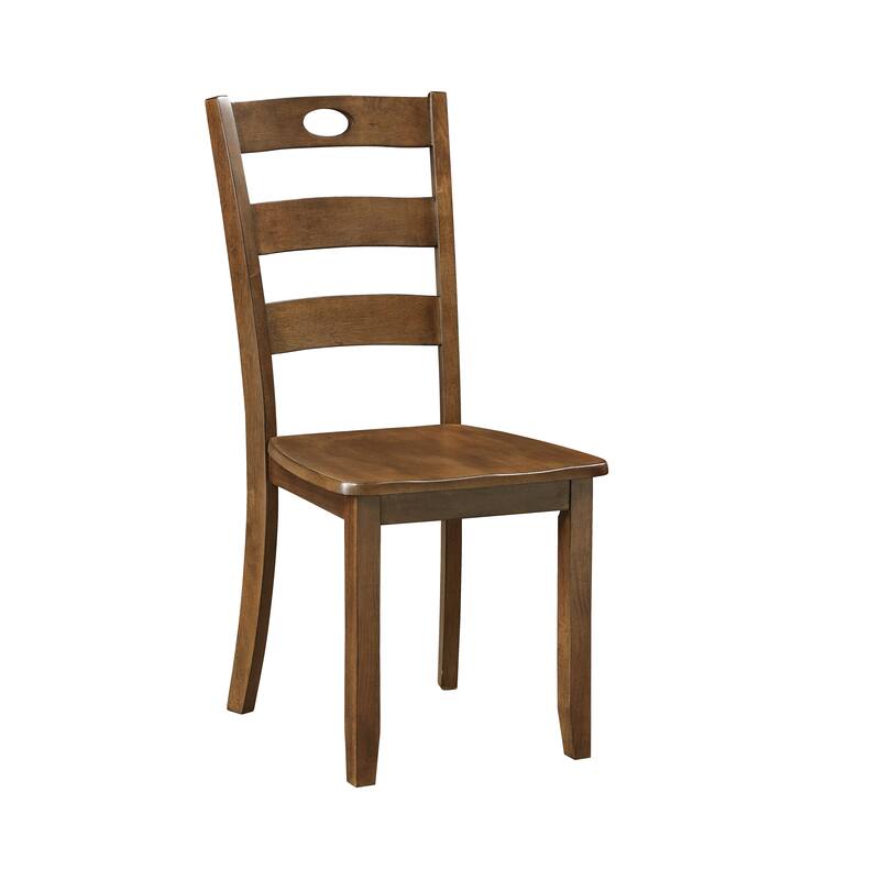 Dining Set Table and 4 Side Chairs Set Wooden Kitchen Dining Furniture Transitional Style
