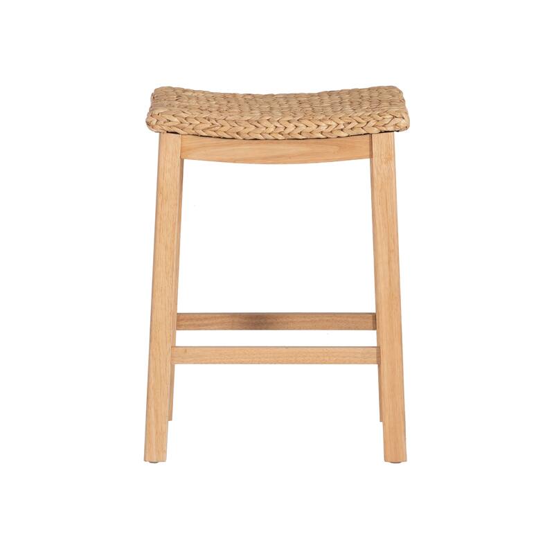 Christiansen Natural Backless Hyacinth Stool