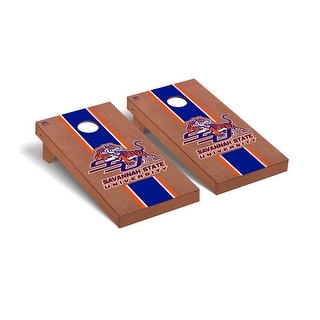 Savannah State Tigers Rosewood Cornhole Board Set