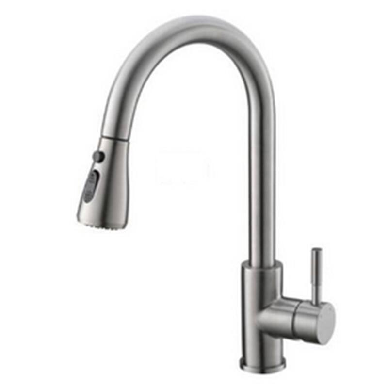 Touch Single-Handle Pull-Down Kitchen Faucet in Stainless Steel