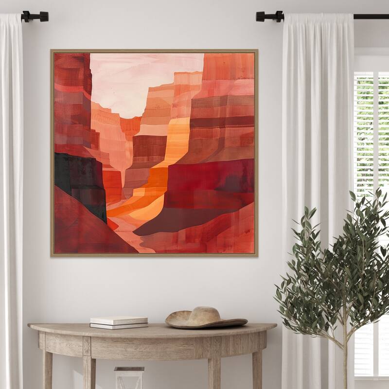 Mesa by Tradelink inhouse artist Framed Canvas Wall Art Print