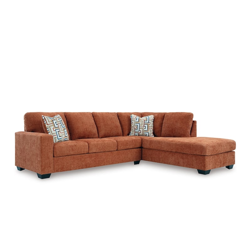 Signature Design by Ashley Aviemore 2-Piece Sectional with Chaise - 110"W x 90"D x 37"H