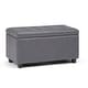 preview thumbnail 46 of 128, WYNDENHALL Essex 34-in. Wide Rectangular Storage Ottoman