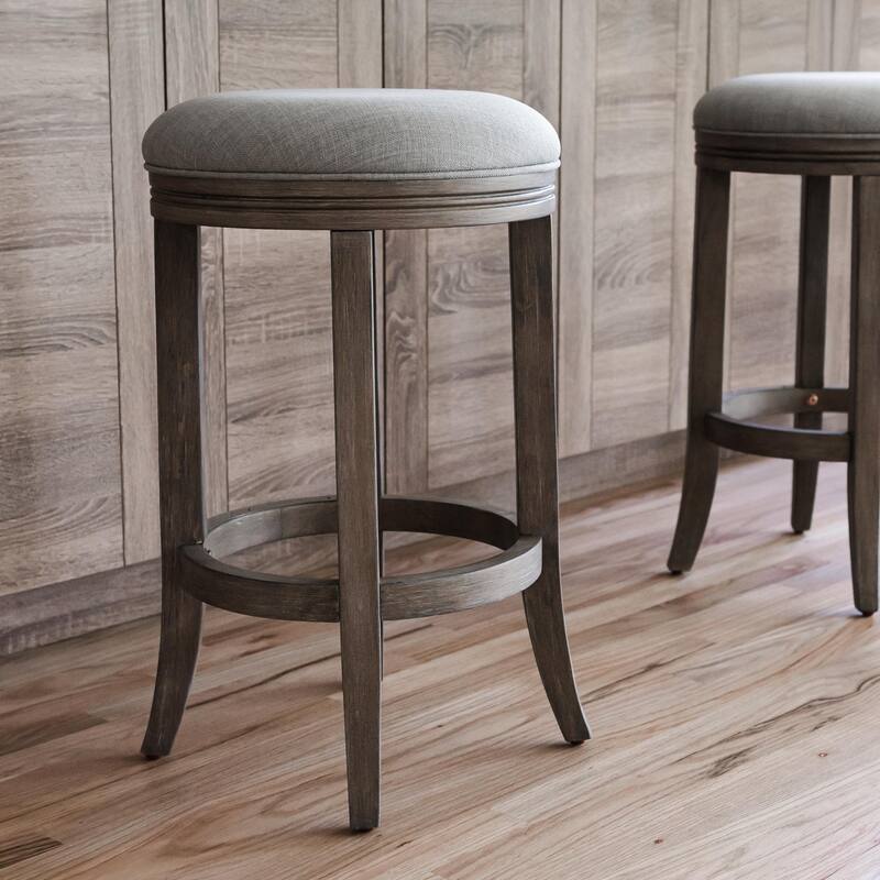 Maven Lane 26" Eva Swivel Counter Height Kitchen Stool - N/A - Reclaimed Oak