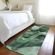 preview thumbnail 103 of 118, Machine Washable Indoor/ Outdoor Modern Chantille Rug Fern - 2'3" x 7'6"