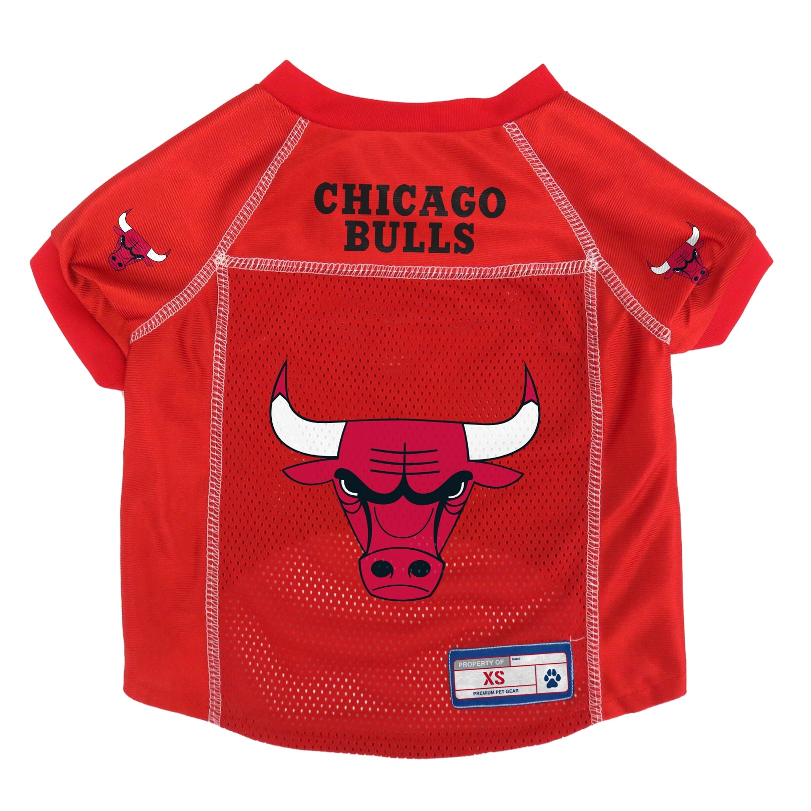 chicago bulls pet jersey