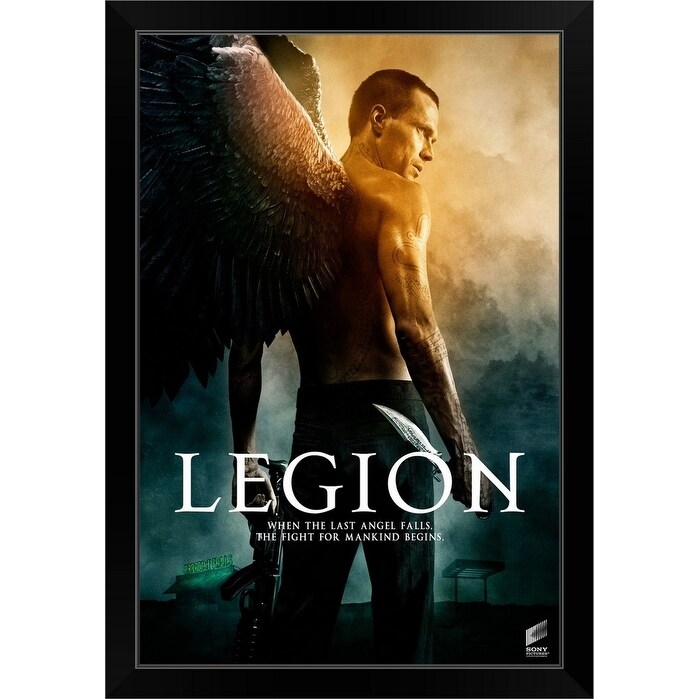 Legion Movie Poster Black Framed Print He possesses hundreds of mutant abilities. legion movie poster black framed print