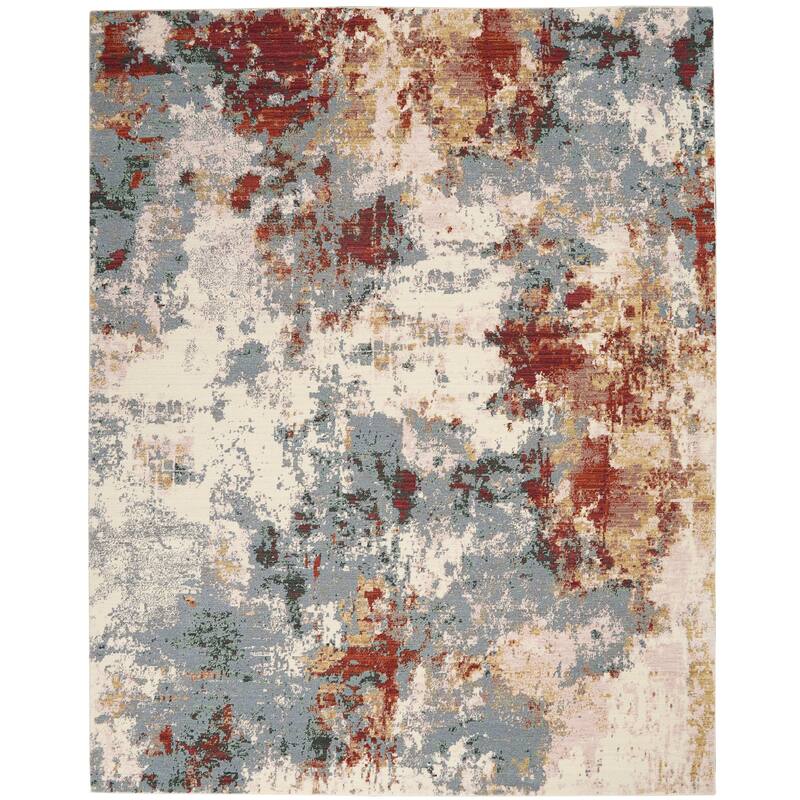 Nourison Artworks Textured Abstract Modern Area Rug