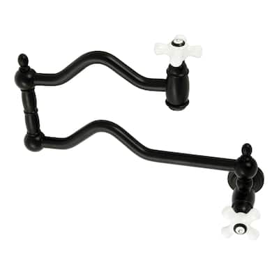 Kingston Brass Heritage Wall Mounted Pot Filler Faucet