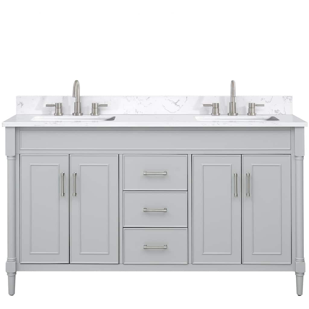 Avanity BRISTOL-VS61-E Bristol 60" Free Standing Double Basin Vanity