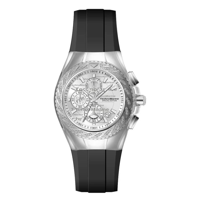 Technomarine Men's TM-125014 Cruise Quartz VD57 Silver Dial Watch