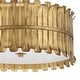 preview thumbnail 6 of 6, Hunter Valdaz Brushed Luxe Gold 3 Light Pendant - Modern & Contemporary - Kitchen, Dining Room, Bedroom, Office
