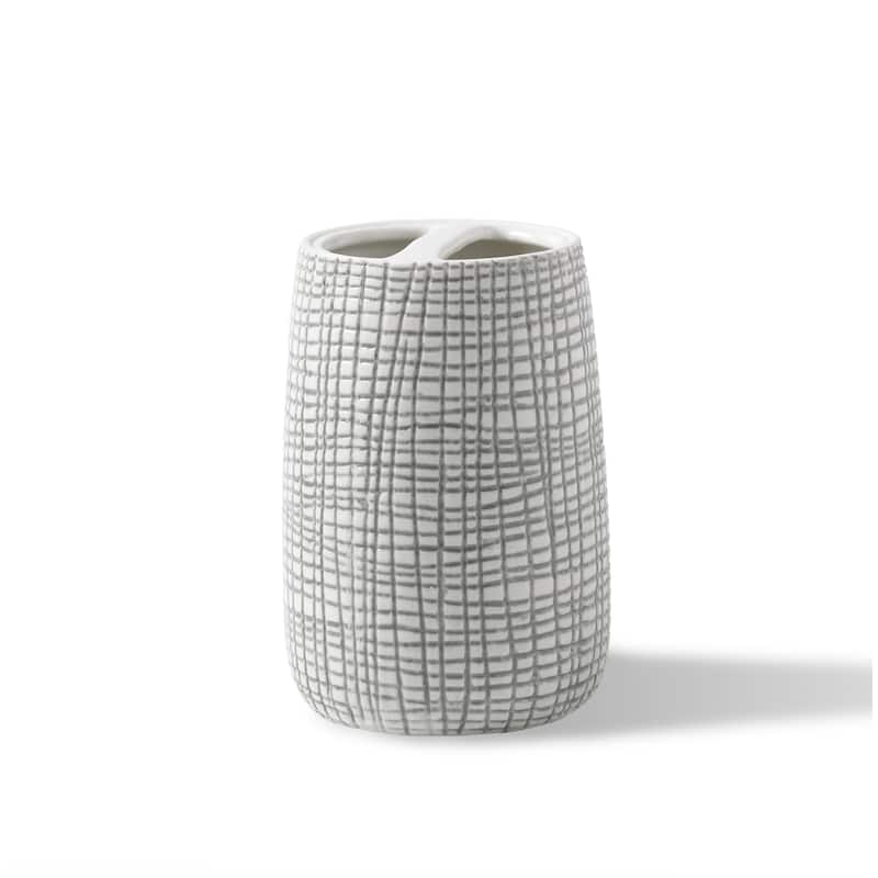 Kassatex Raffia Bath Accessory collection - Toothbrush Holder
