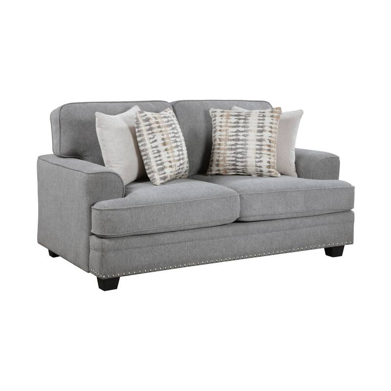 Pombal 3-Piece Chenille Living Room Sofa Set