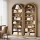 preview thumbnail 19 of 21, 78.7" Tall Modern Arched Bookcase