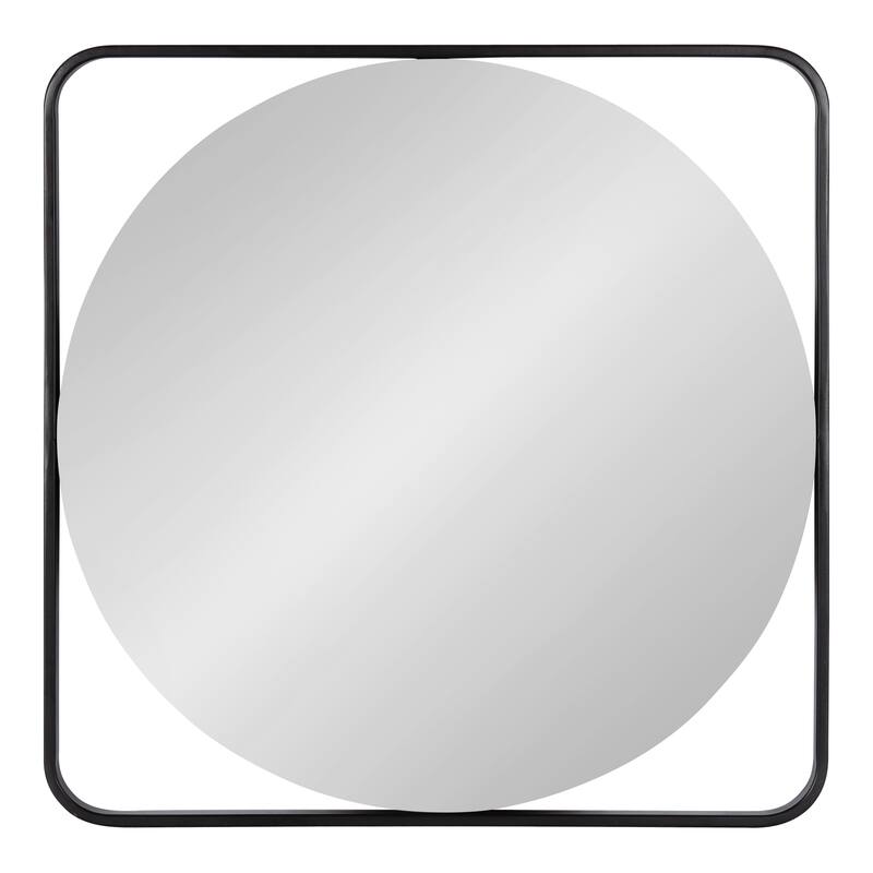 Kate and Laurel Nobles Radius Corner Framed Mirror