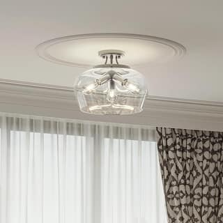 CO-Z 3-Light Semi Flush Mount Ceiling Light