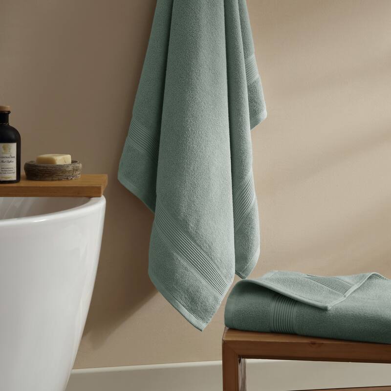 SÖMN 2-Piece Supima Cotton Anti-Microbial Bath Towel Set