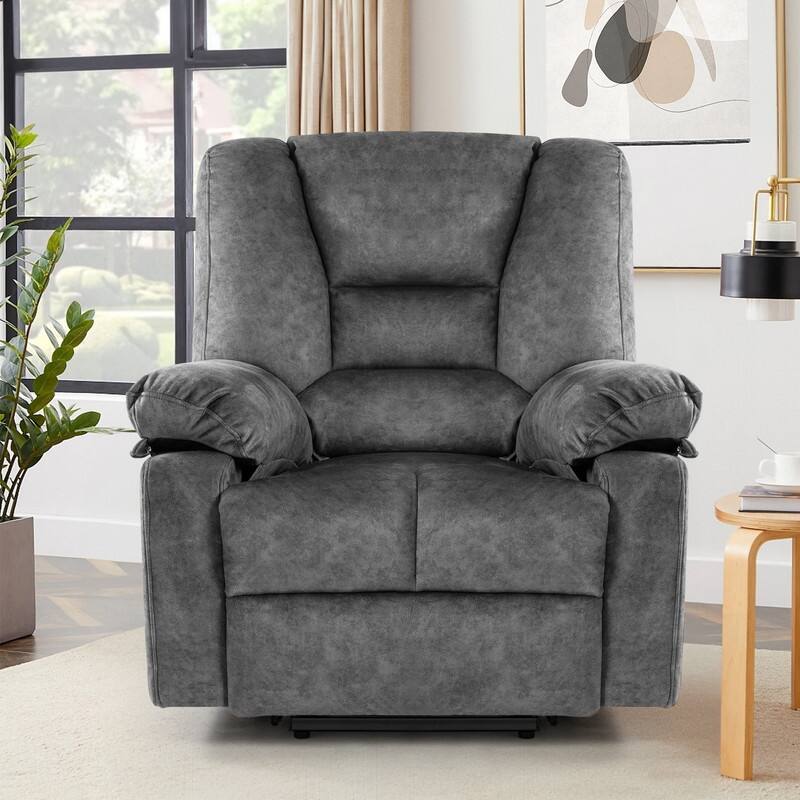 41.33''Wide Heavy Duty Power Lift Recliner - Soft Velvet with Message,Heat and Lift Assist