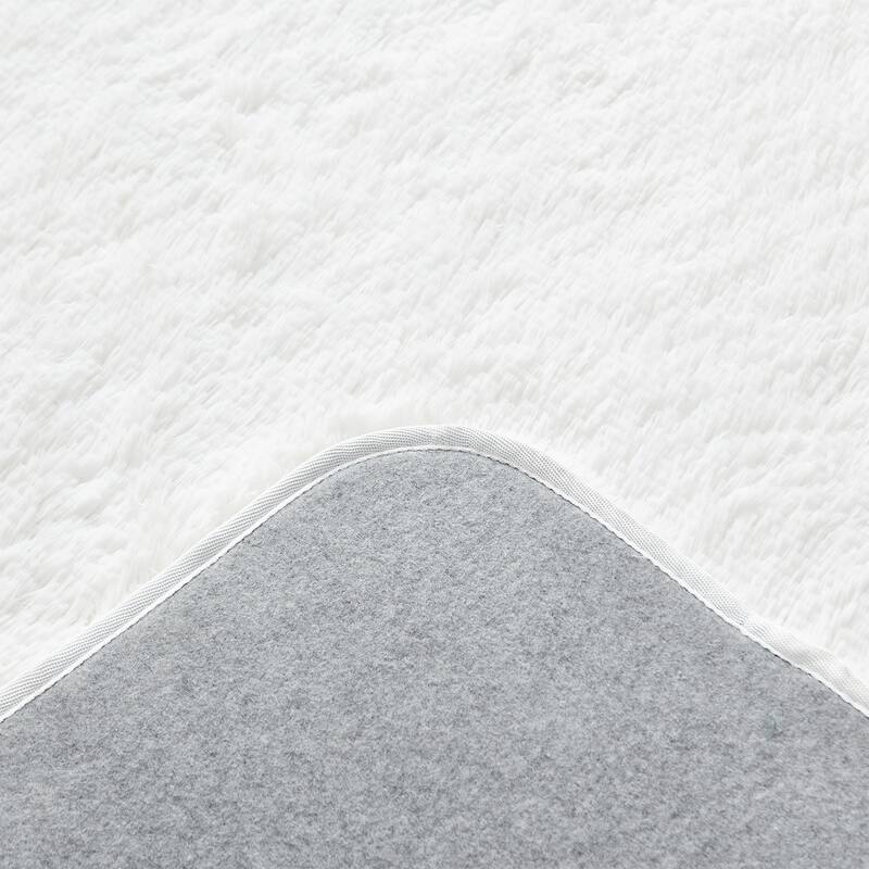 Fluffy Bedroom Rugs Indoor Shaggy Plush Area Rug