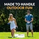 preview thumbnail 5 of 5, Hathaway Atlantic Cornhole Bean Bag Toss Game Set with LED Lights