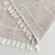 preview thumbnail 10 of 38, No Hook Geometric Tassels Shower Curtain with Snap-in Liner