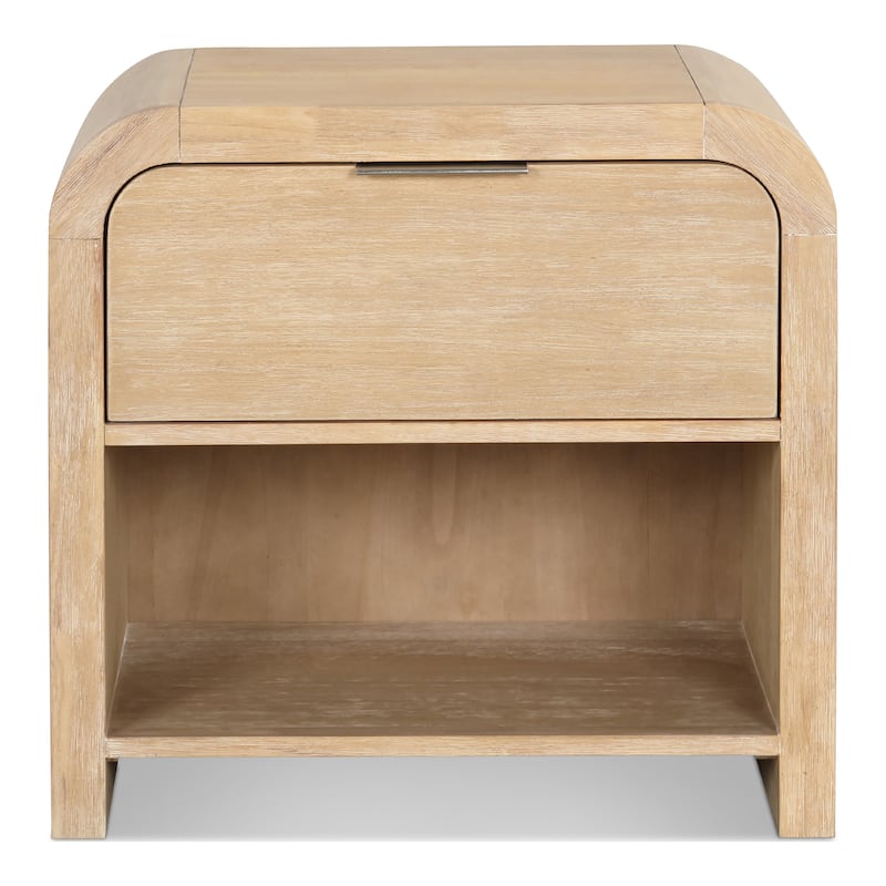 Furniture of America Elowyn 3-Piece Natural Solid Wood Dresser and 2-Nightstand Bedroom Set