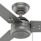 preview thumbnail 5 of 96, Hunter Cassius Outdoor Ceiling Fan, Damp Rated - Industrial, Farmhouse, Contemporary