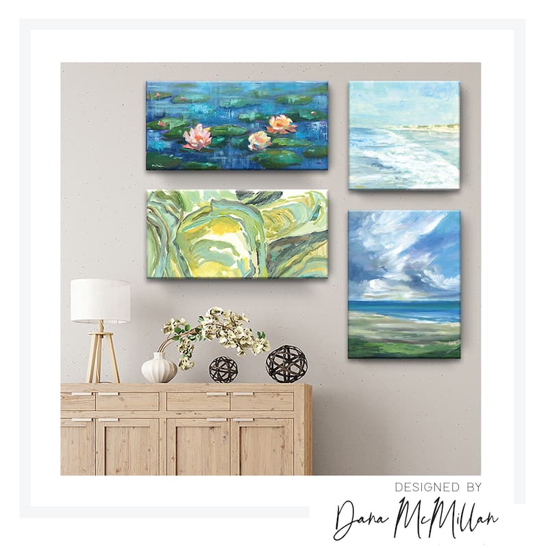 Dusk on the Water' Wrapped Canvas Wall Art by Leslie Owens