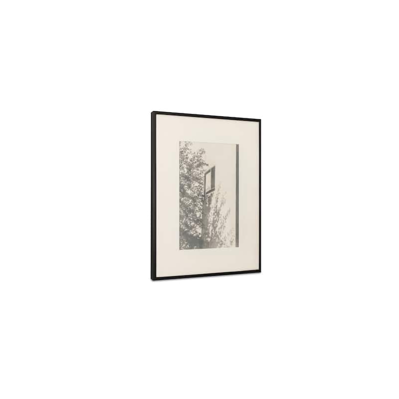 NADAAL STUDIOS Thessia Framed Print 1, European Vacation Home Sketch with Textured Mat and Wood Frame