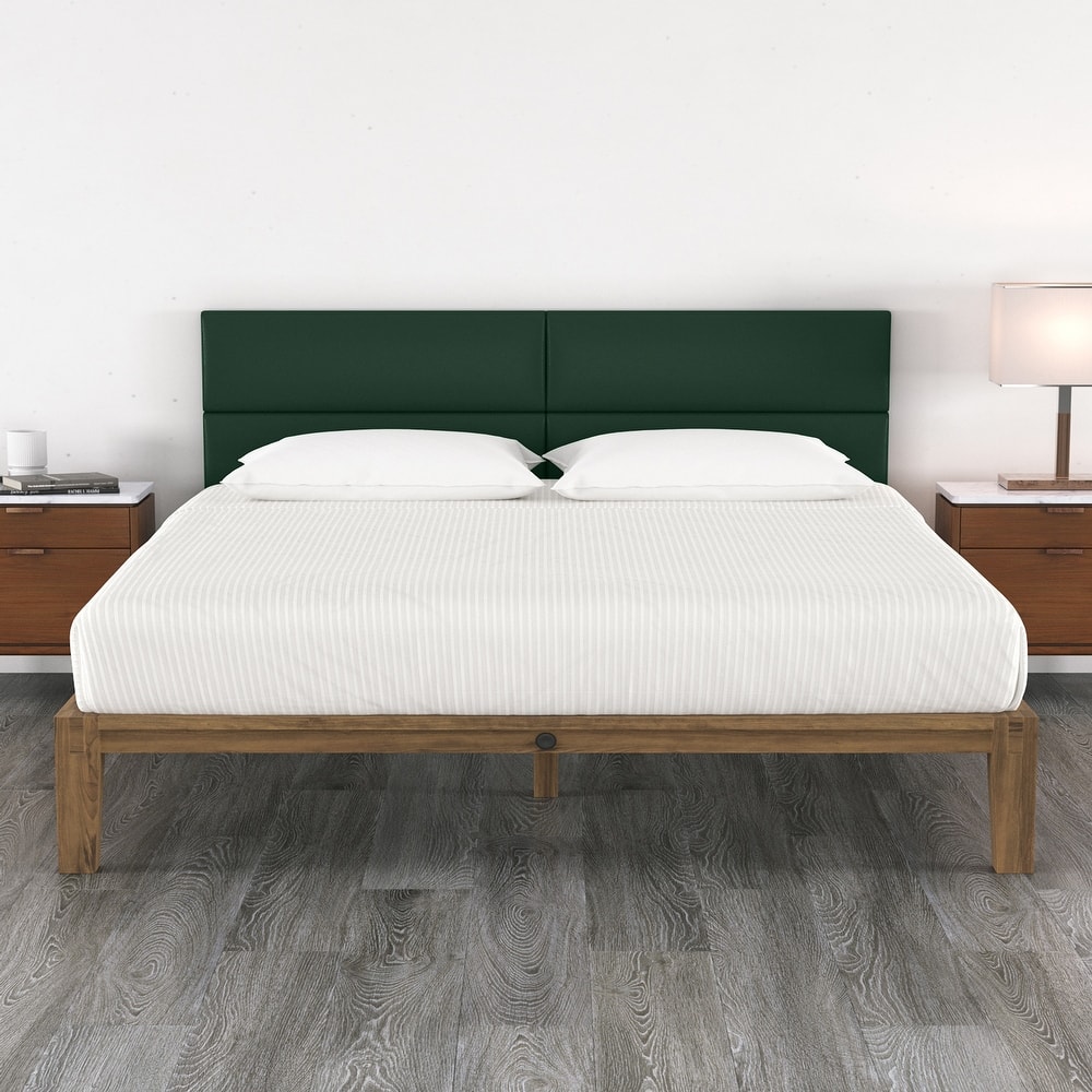 Jaxx Panelist Modern Padded Headboard in Premium Vegan Leather - Set of 4 Panels