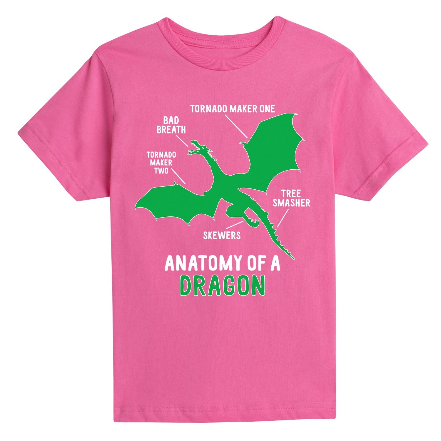 Shop Anatomy Of A Dragon Youth Short Sleeve Tee Overstock 24329048