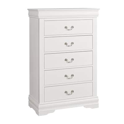 Modern Solid Wood Chest Drawers with 5-Drawer