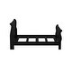 preview thumbnail 4 of 2, Elegant Modern Style Queen Size Sleigh Bed, Black