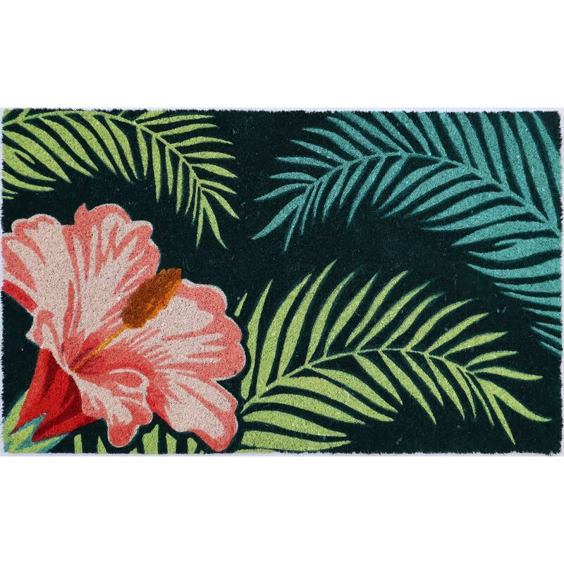 Tropical Outdoor Coir Non Skid Doormat