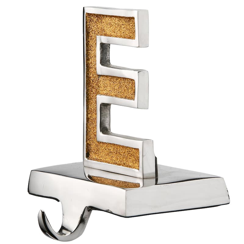 National Tree Company 5 in. Gold Sparkle NOEL Stocking Holders, 4-Pieces - 5 inc