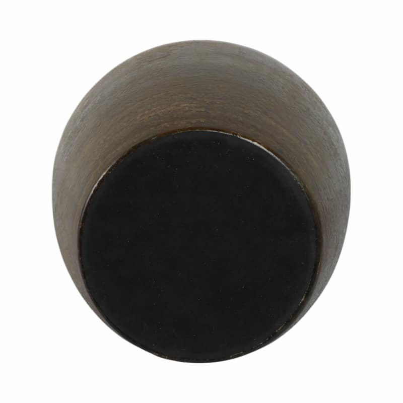 Glass Vase in Boho Style with Tapered Neck and Textured Finish