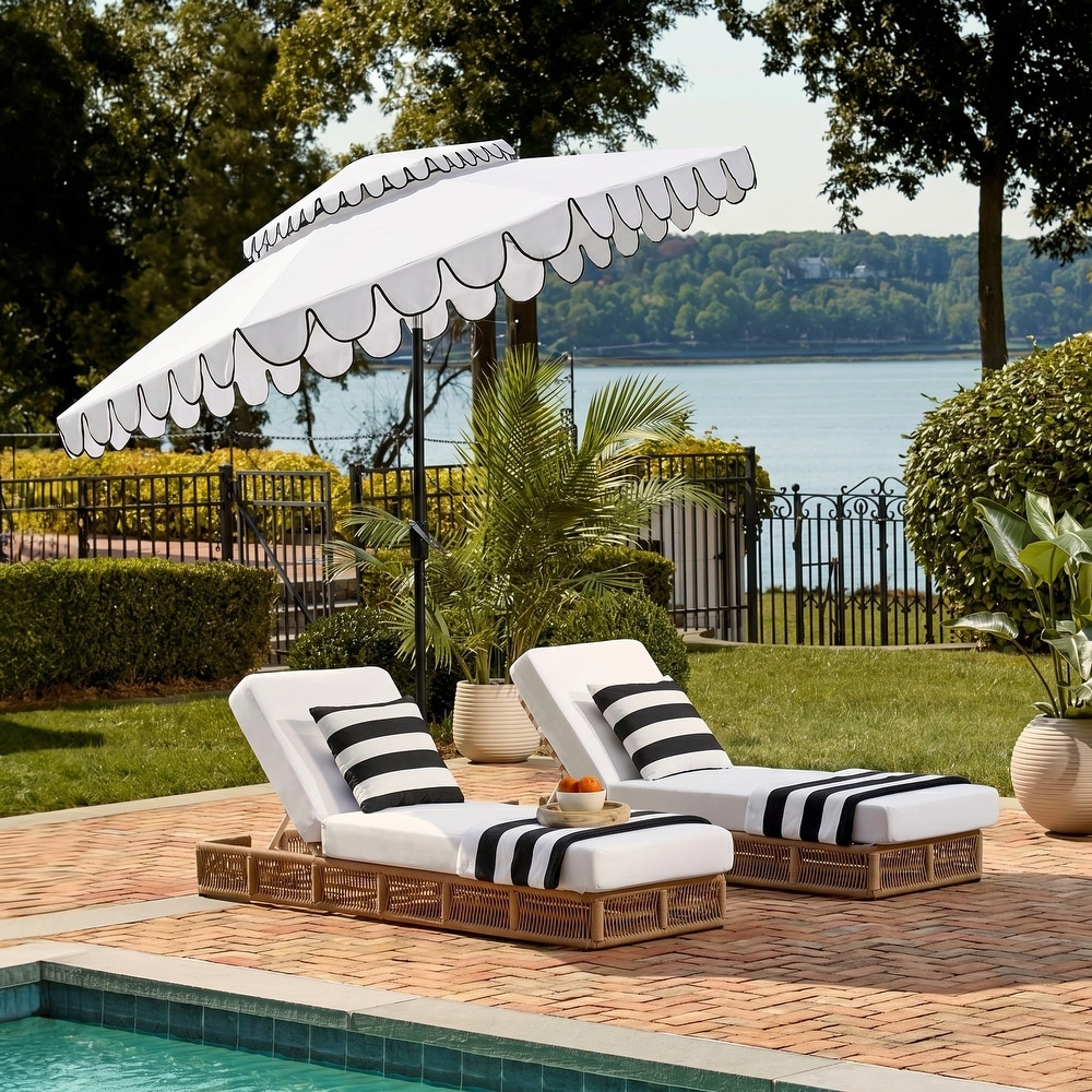 9ft patio umbrellas on sale OLIXIS Umbrella with Tilt and Crank Button & 8 Sturdy Ribs Waterproof, Patio Table Umbrella Perfect for Poolside, Terrace, Beach and Outdoor Restaurant, Blue : Patio, Lawn & Garden Umbrella base required not included Note BONOSUKI Patio 9Ft LED Market